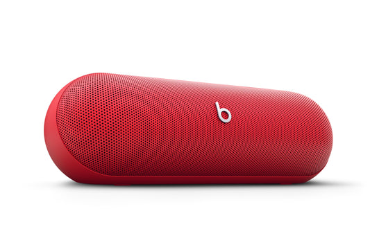 Beats Pill - Wireless Bluetooth Speaker and Portable Charger via USB-C - Up to 24 Hours Battery Life, IP67 Water Resistant, Apple & Android Compatible, Built-in Microphone – Statement Red