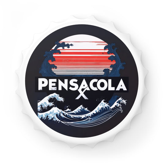 🌊 Pensacola Waves Bottle Opener - Coastal Vibes for Your Home Bar 🌊
