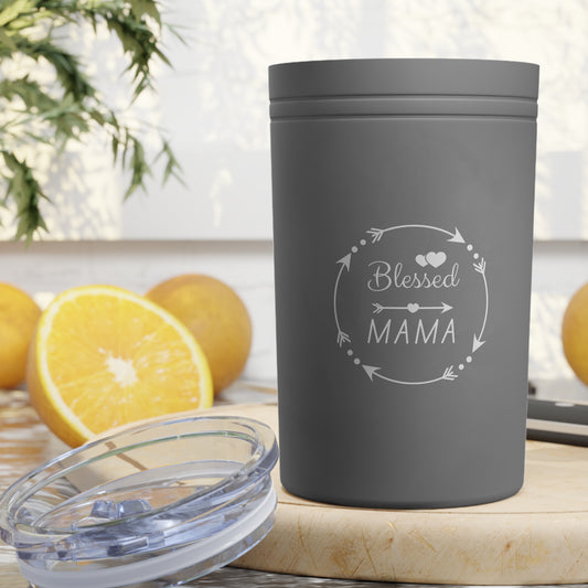 ✨ Blessed MAMA – Vacuum Insulated Tumbler, 11oz ✨
