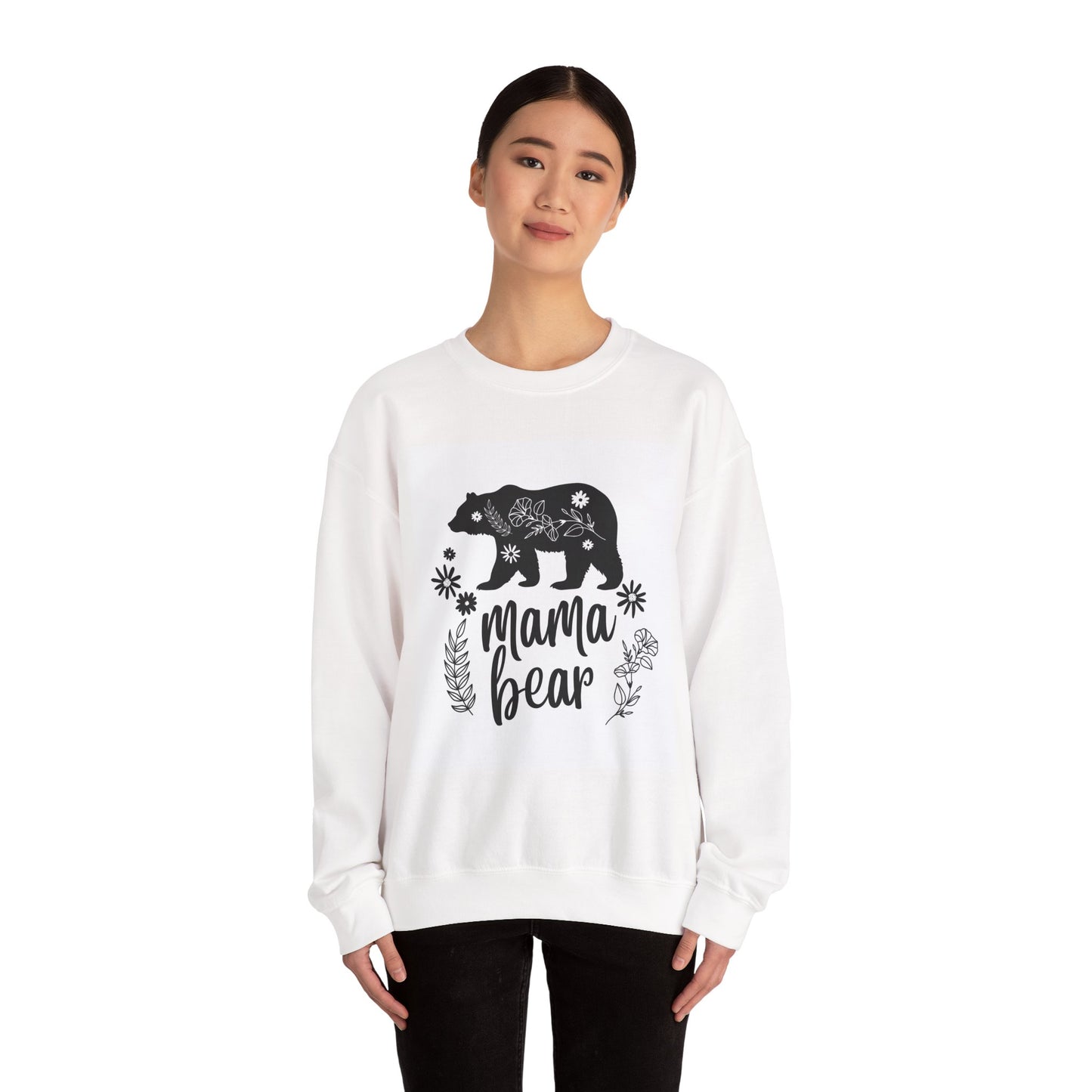 Mama Bear Heavy Blend™ Crewneck Sweatshirt